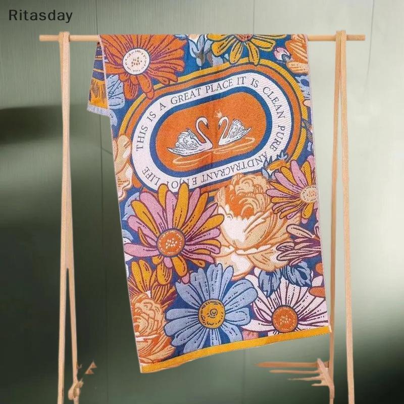 ผ้าขนหนูผ้ากอซขนาดใหญ่ Ritasday 80x160 ซม. ทอ 4 ชั้น ดูดซึมน้ํา ระบายอากาศ ไม่หลุดร่วงง่าย