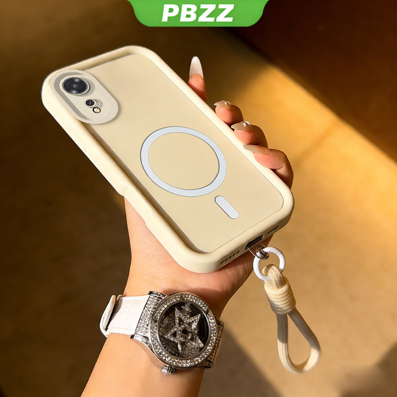 PBZZ สําหรับ oppo Reno 13 pro 5g reno 13F 13 FS 5g เคสโทรศัพท์ Softcase ซิลิโคนกันกระแทกใหม่ออกแบบความงามพร้อมเชือกเส้นเล็กสําหรับสาวแม่เหล็ก TBDTBS1