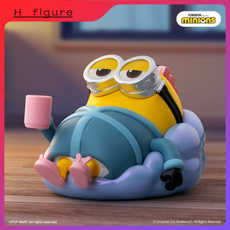 ของแท้ POPMART POPMART Little Yellow Man Lazy Every Day Series รูปเครื่องประดับของขวัญ