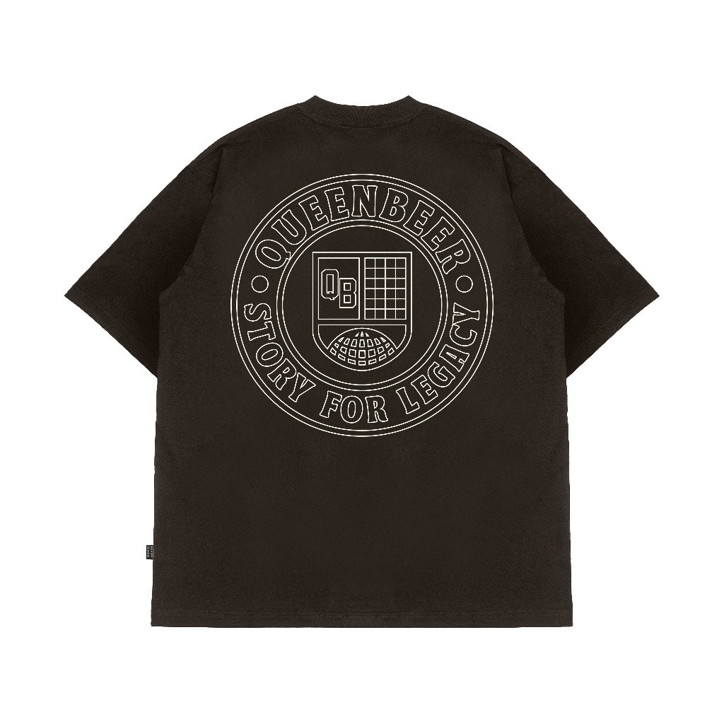 Queenbeer - เสื้อยืด Daxter Dark Grey ดั้งเดิม