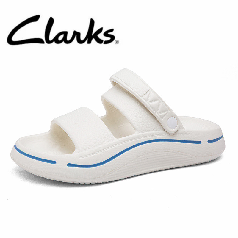 Clarks รองเท้าผู้ชาย Clarks รองเท้าผู้ชาย Clarks รองเท้าแตะบุรุษสุภาพสตรีรองเท้ารองเท้าแบน Clarks รอ