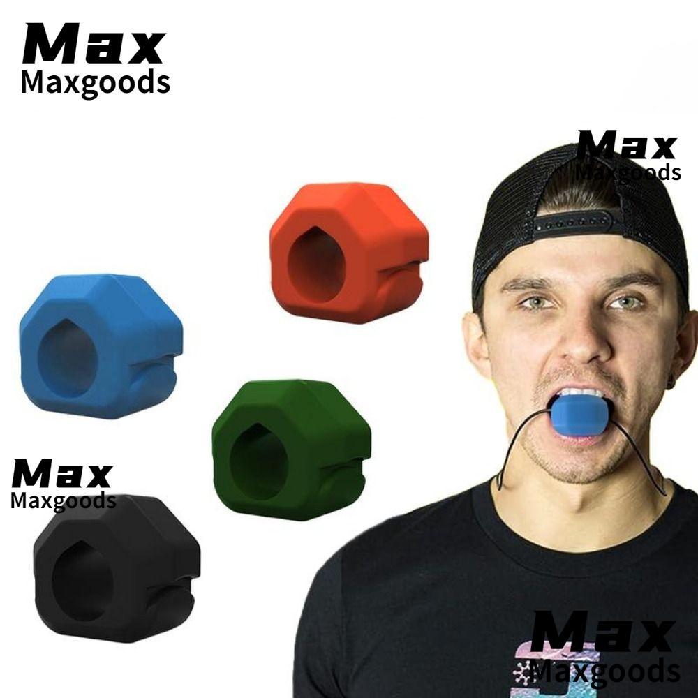 MAXG Jawline Exerciser, Gum Tablets BPA Free Jaw Trainer, Anti-stress Silicone Exerciser Shaper Faci