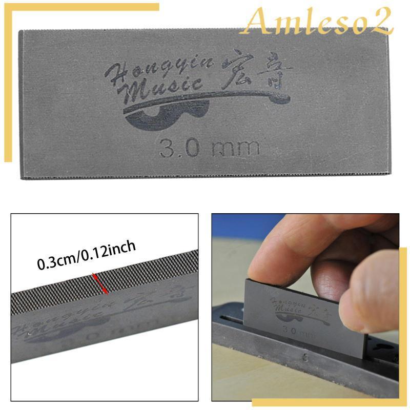 [Amleso2] Guitar Fret File Fret Crowning File สําหรับกีตาร์โปร่งตราสารสตริง