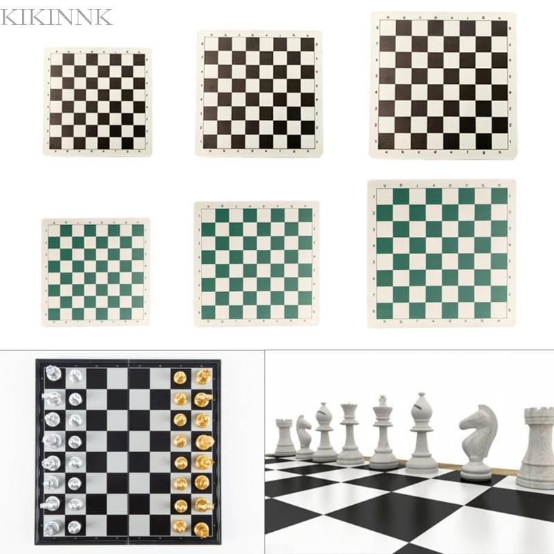 KIKIN PU Tournament Chess Board Slip Travel Chess Board Mat Universal