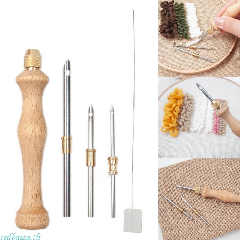Redbaiaa Punch Needle Kit Stitching Punch Needle Set DIY หัตถกรรม