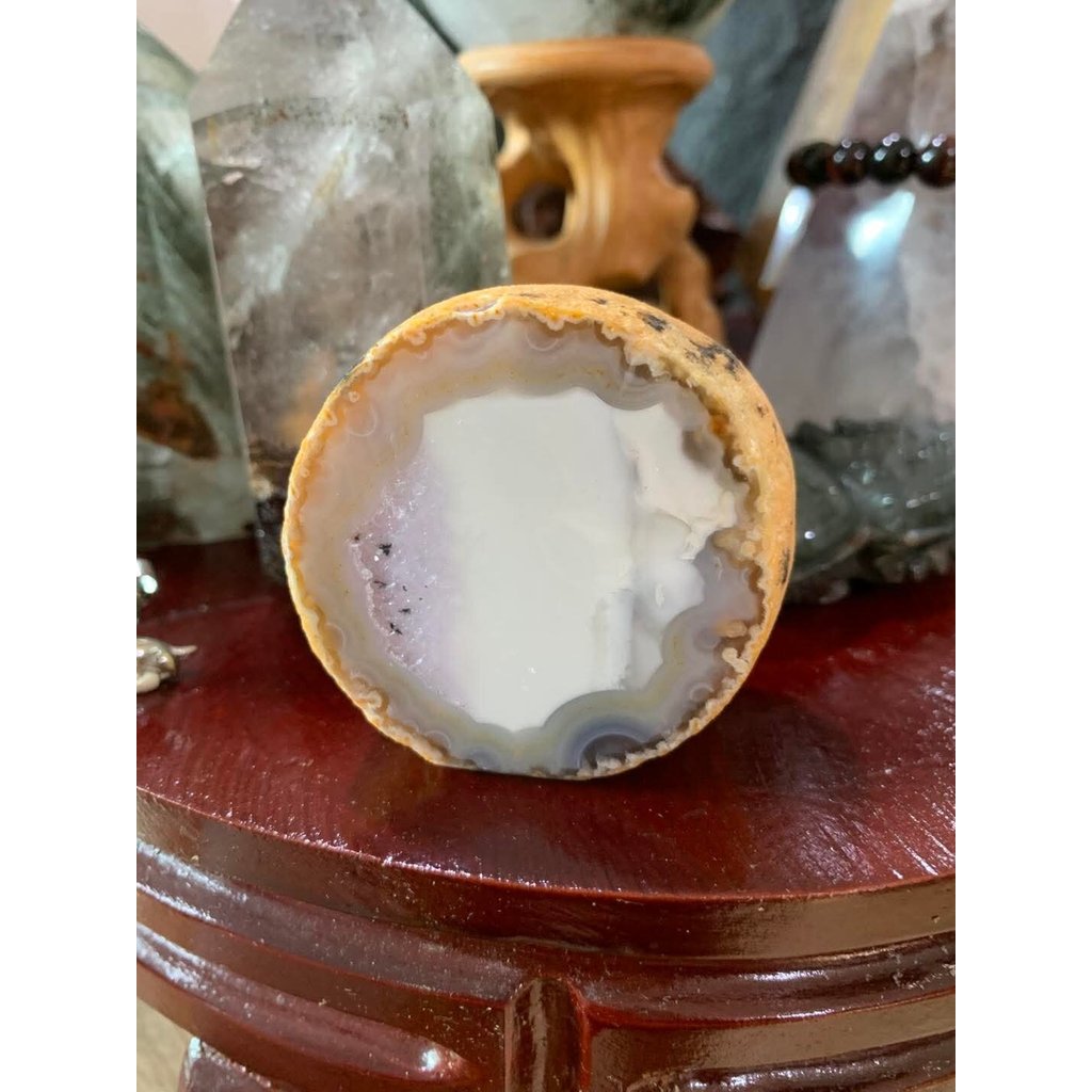 อาเกตหินขัดด้วยลาเวนเดอร์อเมทิสต์ 不chate Horsear Magic, CrystallixerPearing Pearlet Areposable Flowe