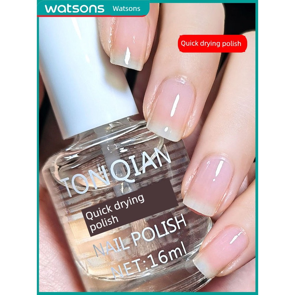 ยาทาเล็บ สีทาเล็บเจล ยาทาเล็บโปร่งใส 2025 สไตล์ใหม่ No-Baking Quick-Drying ติดทนนาน Non-Peelable ปิด