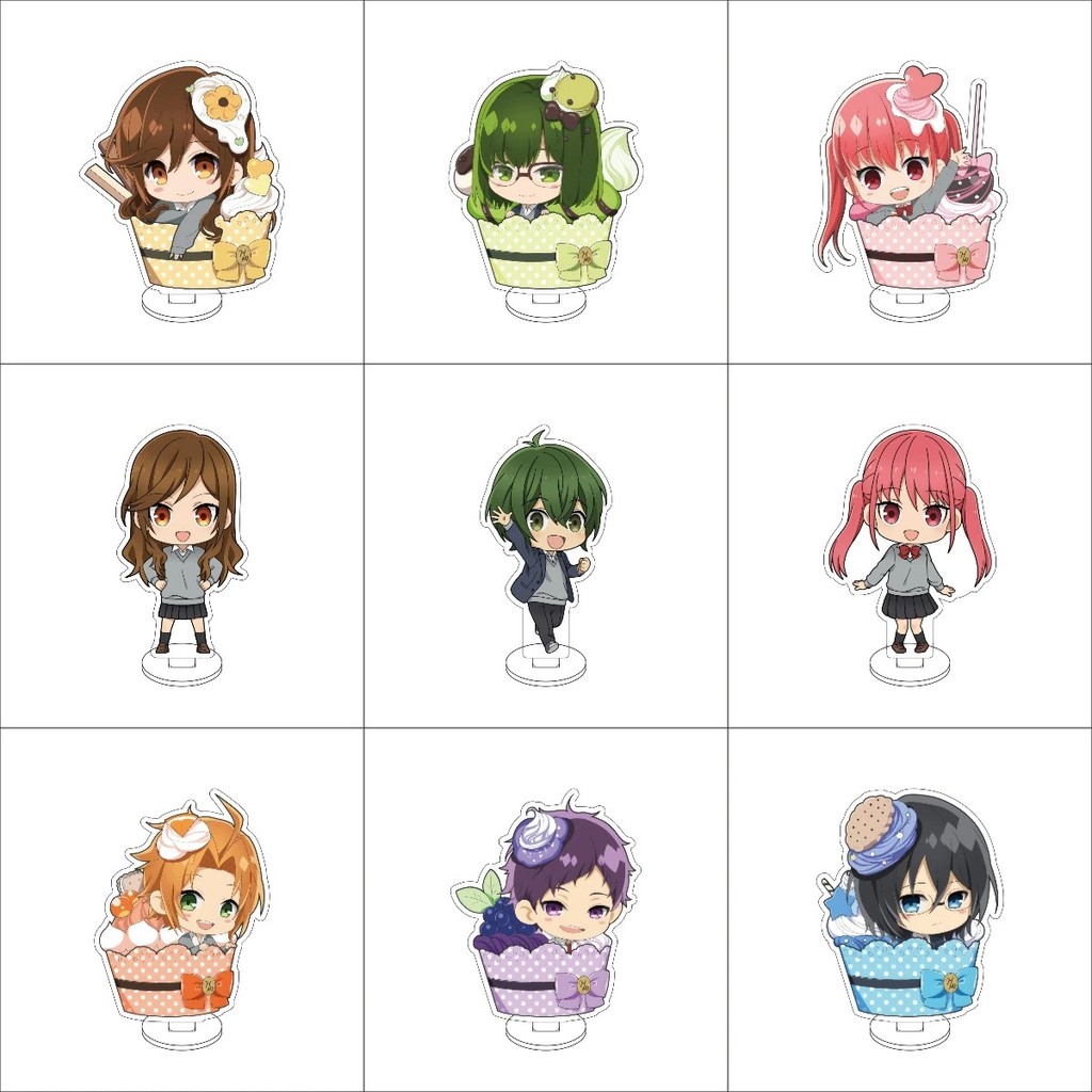 Standee Horimiya Mica รุ่นตกแต่งอะนิเมะ Hori-san ถึง Miyamura-kun ตัวอักษร Miyamura Izumi Hori Kyoko