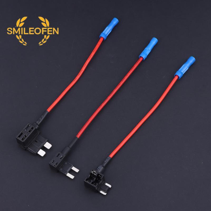 [Smileofen] 12V Fuse Holder Add-a-circuit TAP Adapter Micro2 Mini Small Standard ATM APM Blade Auto 