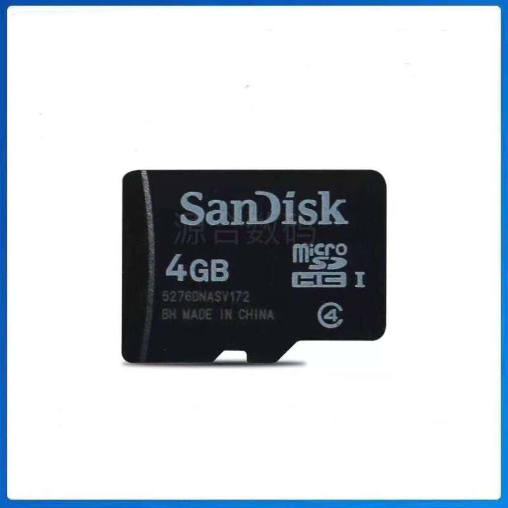 sdcard แท้ sd card Sandi TF Card 4G การ์ดหน่วยความจําโทรศัพท์มือถือเสียง MP3 ร้องเพลงละครเครื่อง Mic