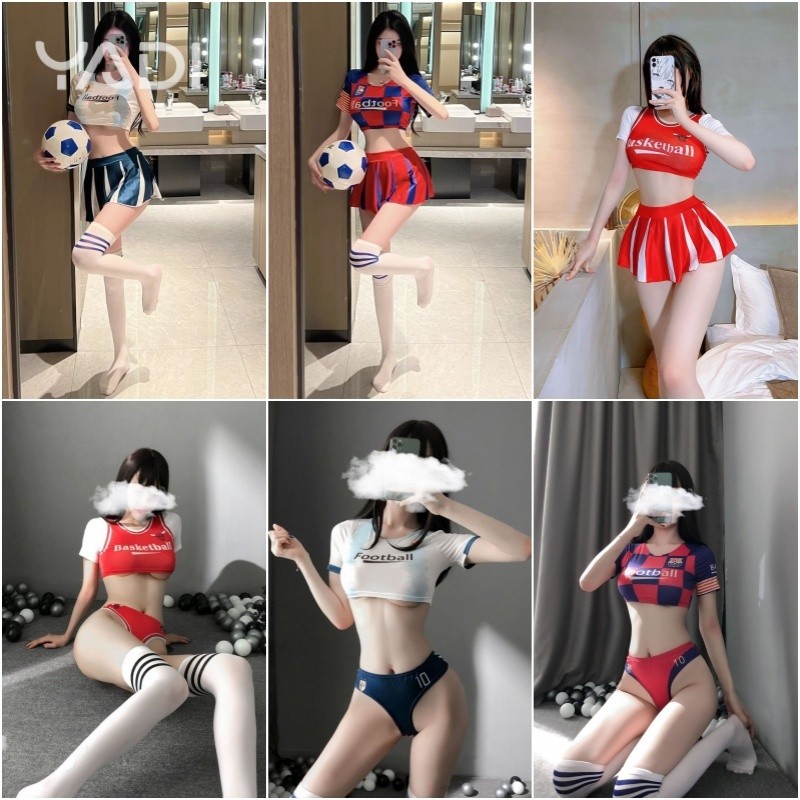 【YADI】ชุดเซ็กซี่2ชิ้น กีฬา ชุดคอสเพลย์ ชุดบอล ชุดคอสเพลย์สาว Sports ส่งเร็ว 599บาทส่งฟรี พร้อมส่งจากไทย 🏀
