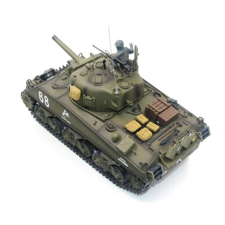 Heng Long RC  3898-1 U.S.M4A3 Sherman Ver 7 1/16 Scale RTR Full Function 2.4Ghz