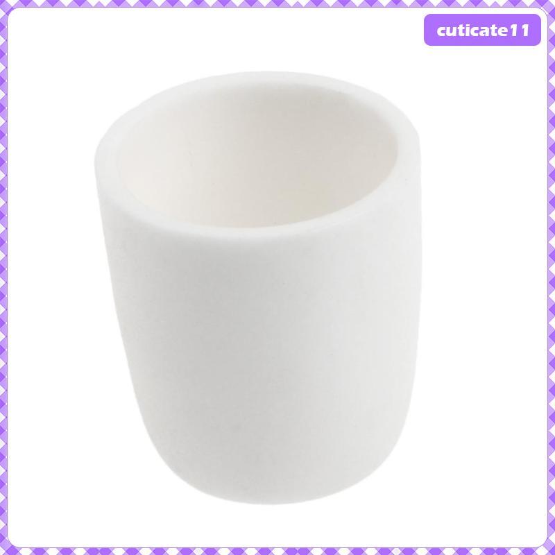 [Cuticate1] Crucible For Metal Casting Melting ความจุ 10 ML สําหรับการทดลองห้องปฏิบัติการ Al2O3>99%