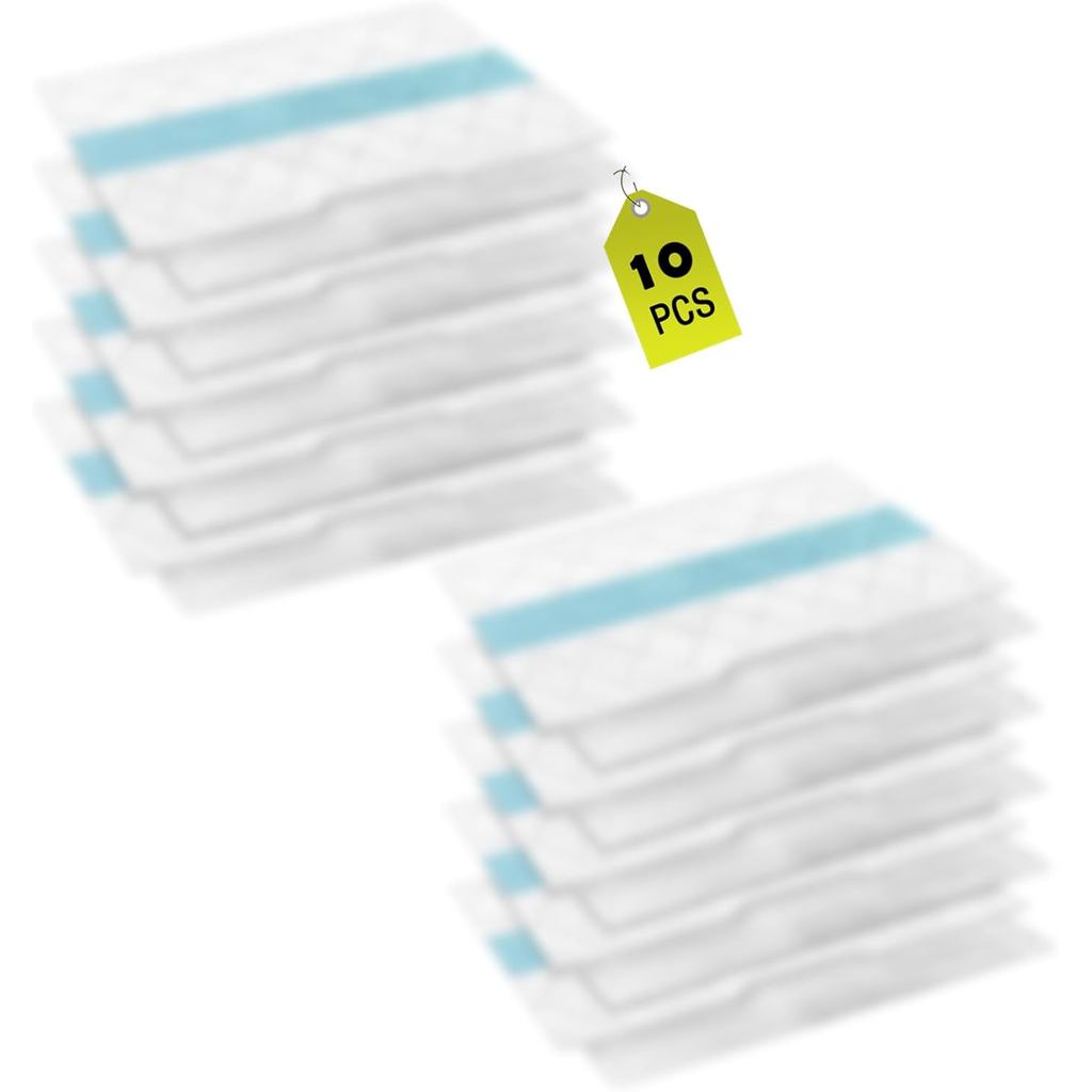 10 แพ็ค VACMOP เครื่องดูดฝุ่นและ Mop Pad เติมสําหรับ Shark Pro VM252 VM251 VM250 VM200 VC205 QM250 V