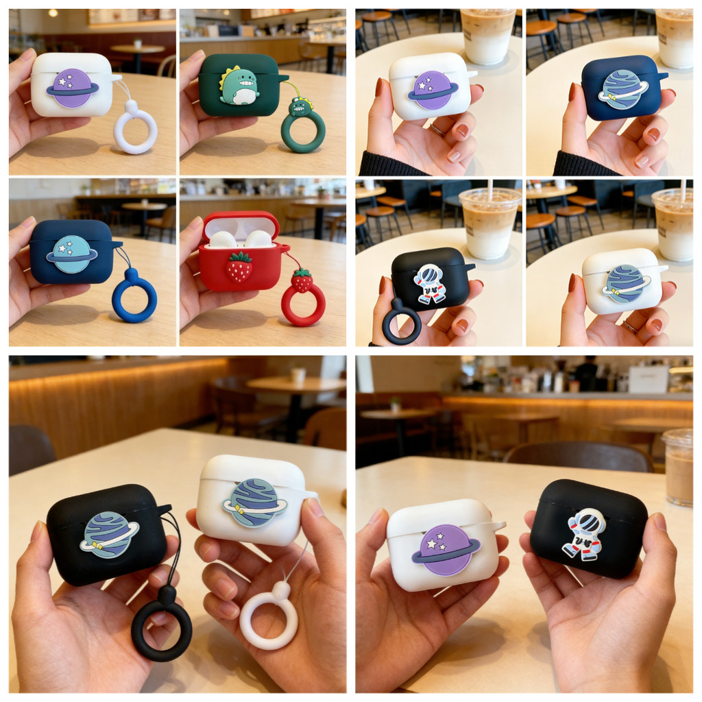 เคสการ์ตูนสําหรับ Technics EAH-AZ80 / AZ100 เคสซิลิโคนหูฟังสําหรับ Technics EAH-AZ100 ฝาครอบ