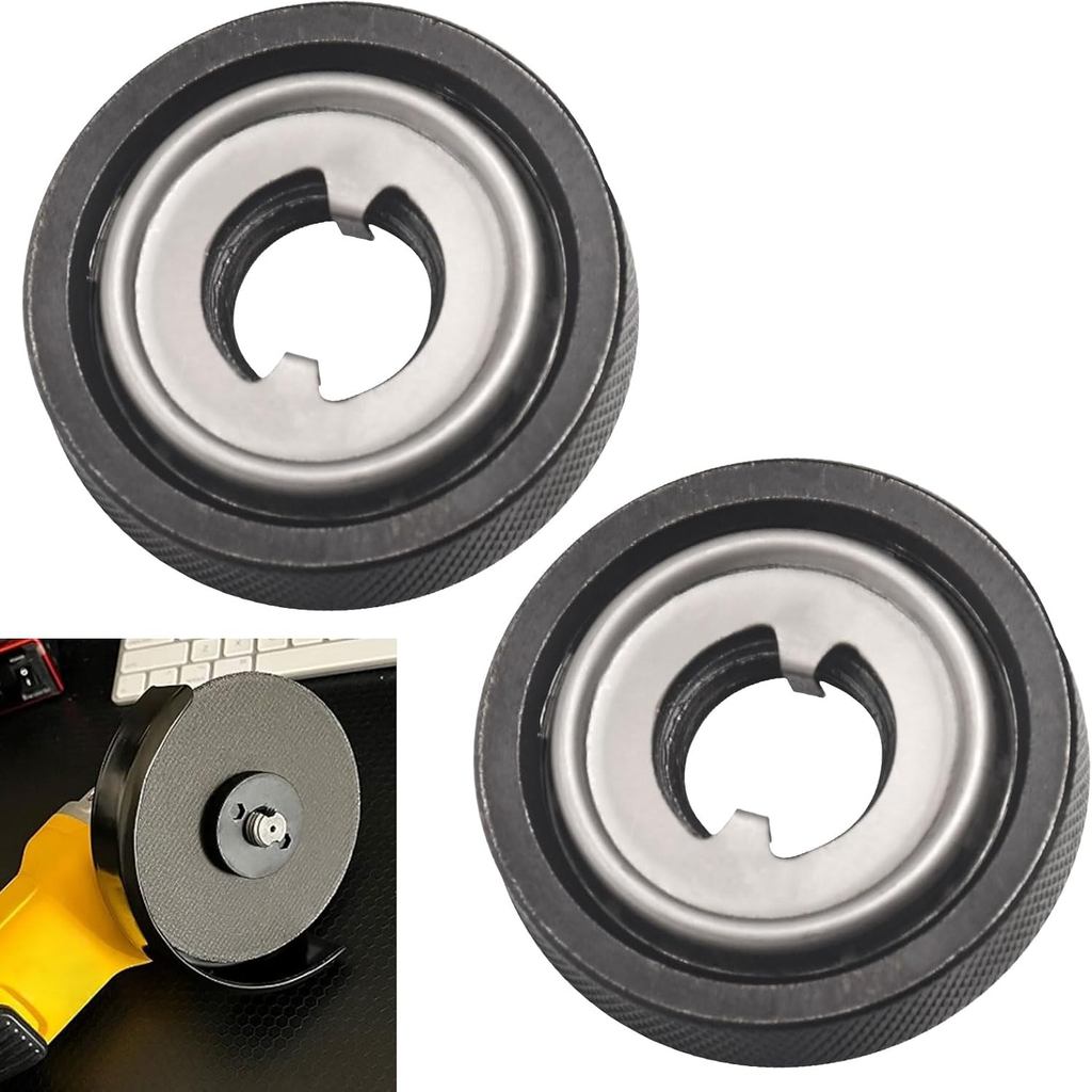 2 ชิ้น N484249 เอ็นเอ็น547844 เครื่องบดมุมหน้าแปลน Hex Nut สําหรับ De-Walt เครื่องบด DCG413B DCG413B