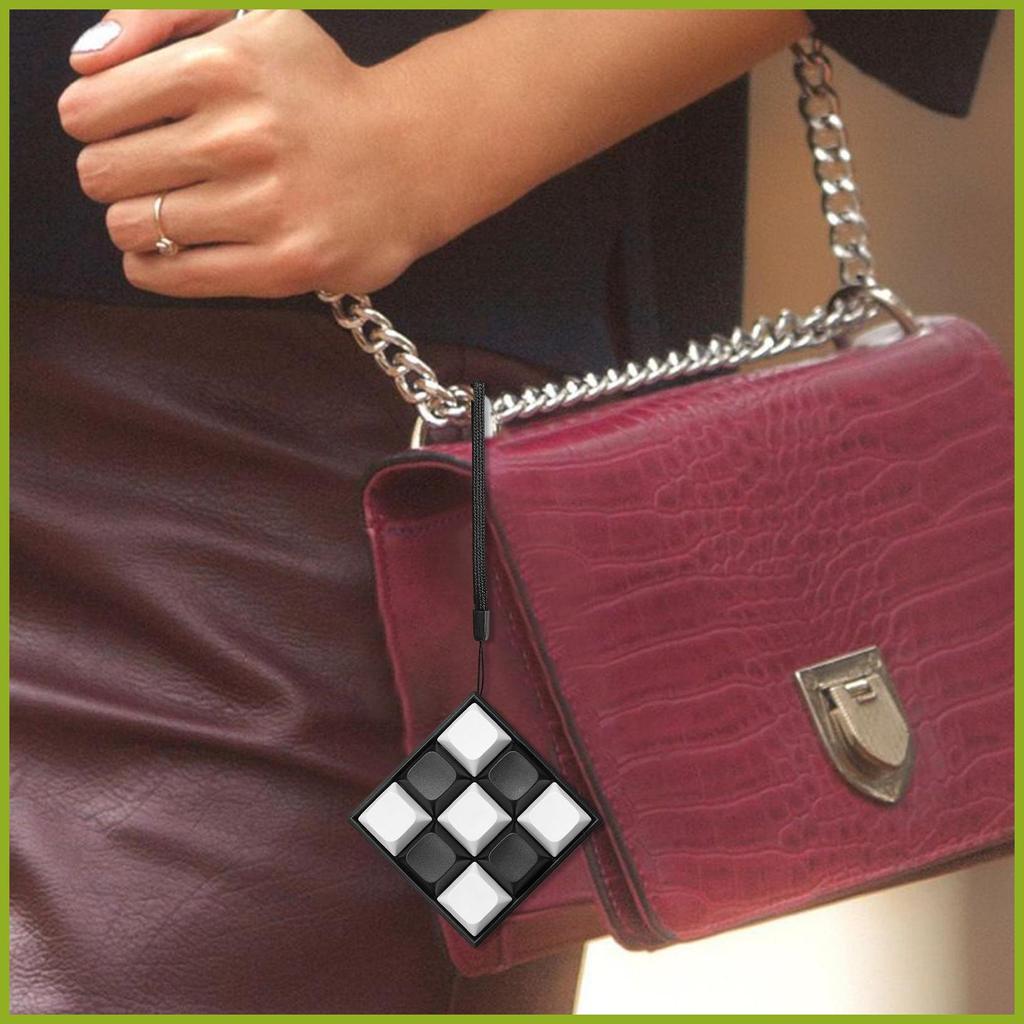 สําหรับสํานักงานโรงเรียนคีย์บอร์ด Fidget Clicker 9-Button Sensory Quiet Relief คีย์บอร์ดพวงกุญแจ Fid