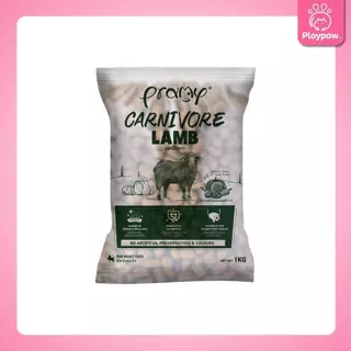 อาหารเม็ดแมวพรามี่ [แพ็ค 5 ถุง] Pramy Carnivore Premium คาร์นิวอร์ ไม่มีผลพลอยได้ ผักผลไม้ 5 สี ขนาด 800 ก.-1 กก.