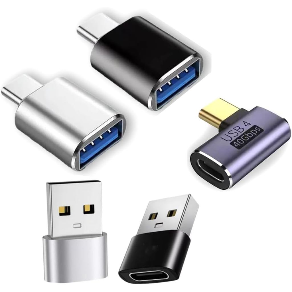 อะแดปเตอร์ USB 5-Pack, อะแดปเตอร์ USB a to C Female & 10Gbps USB C Male to USB 3.1 Female OTG Adapte