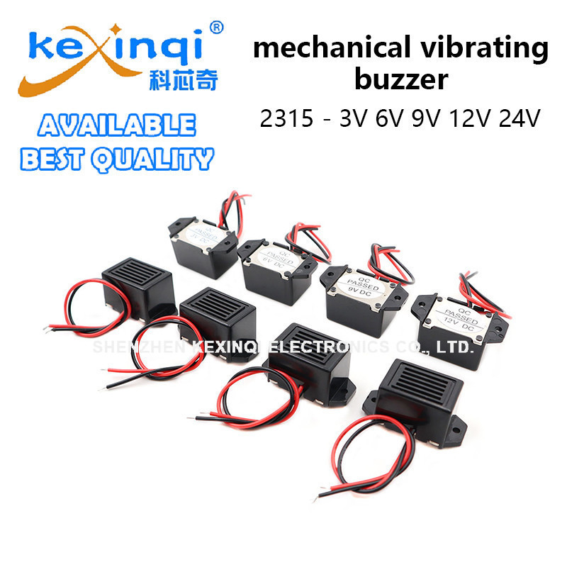 (1 ชิ้น) 2315 DC Mechanical Vibrating Buzzer 3V 6V 9V 12V 24V Active Mouse Repellent Bird Repellent 