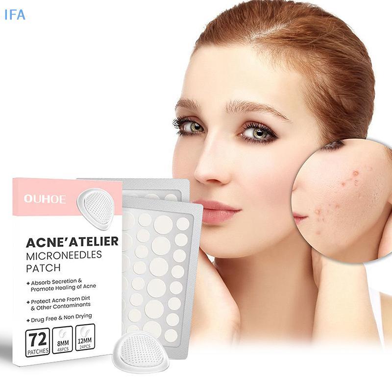 IFA 72 ชิ้น Pimple Patch ที่มองไม่เห็น Skin Care Stiers คอนซีลเลอร์ Face Spot เครื่องมือแต่งหน้าความ