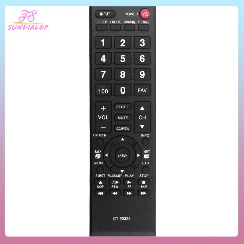 [sundialop.th] 1 ชิ้น CT-90325 รีโมทคอนโทรลเปลี่ยนอุปกรณ์เสริมสําหรับทีวี 55S41U 32C100U1/2 32DT1U 5