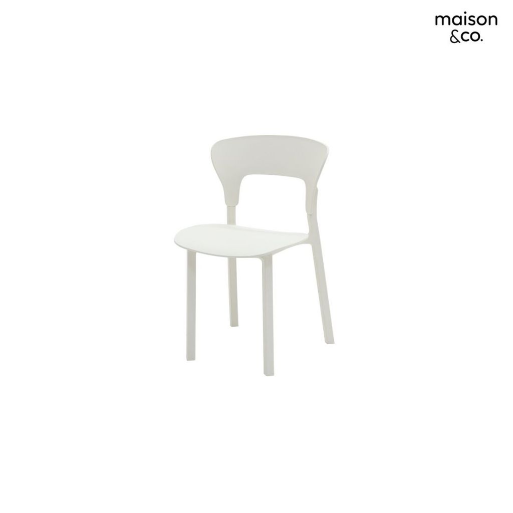 SB Design Square เก้าอี้พลาสติก รุ่น BDD-033 สีขาว (48x53x79 ซม.) แบรนด์ MAISON&CO.