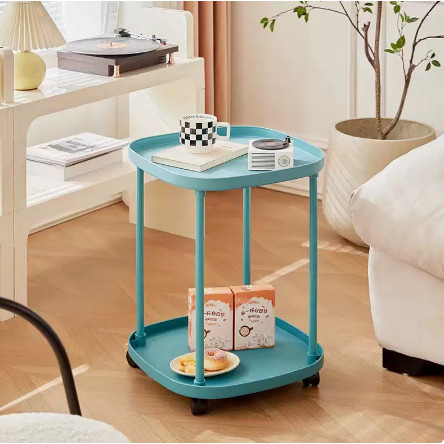 9U麻将桌茶几茶水架棋牌室可移动小型迷你塑料茶几极简沙发边