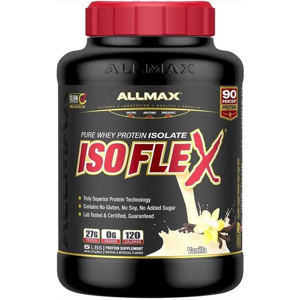 Isoflex วhey Protein Isolate รสวานิลลา 2 ปอนด์ จาก ALLMAX Nutrition