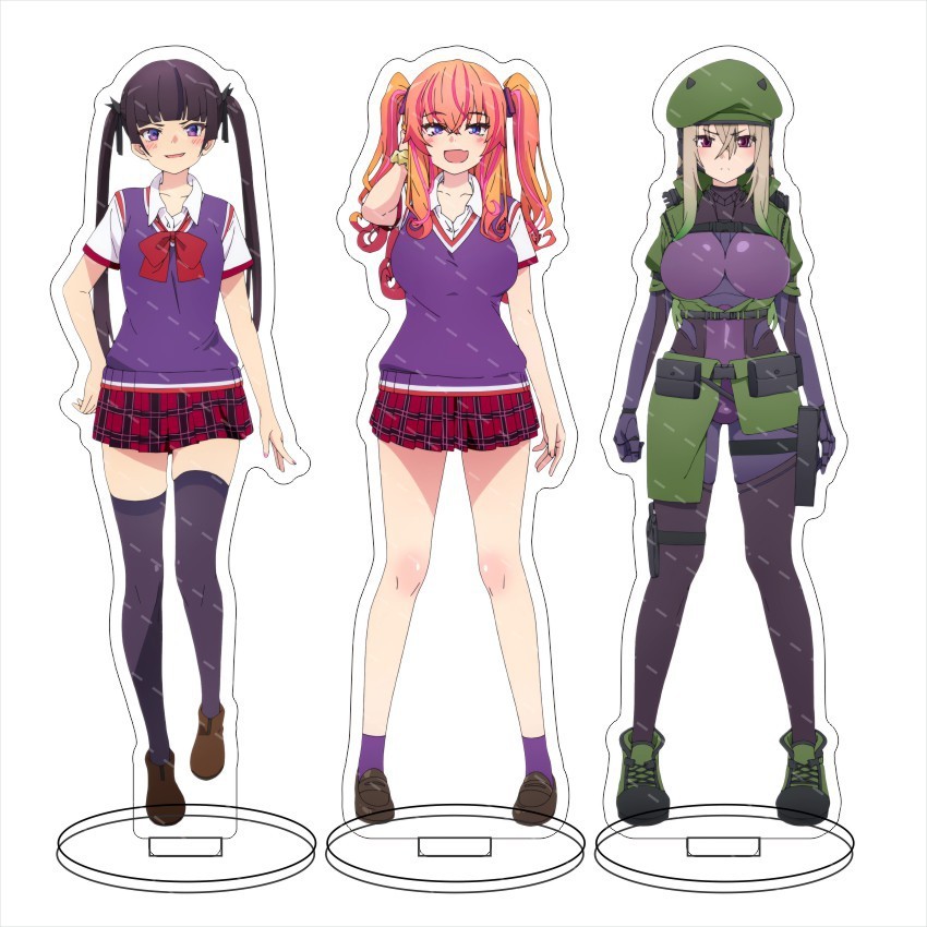 อะนิเมะ Makina-sans a Love Bot?! 15 ซม.ขาตั้งอะคริลิค Makina Agatsuma Eita Akutsu โต๊ะอุปกรณ์ตกแต่งต