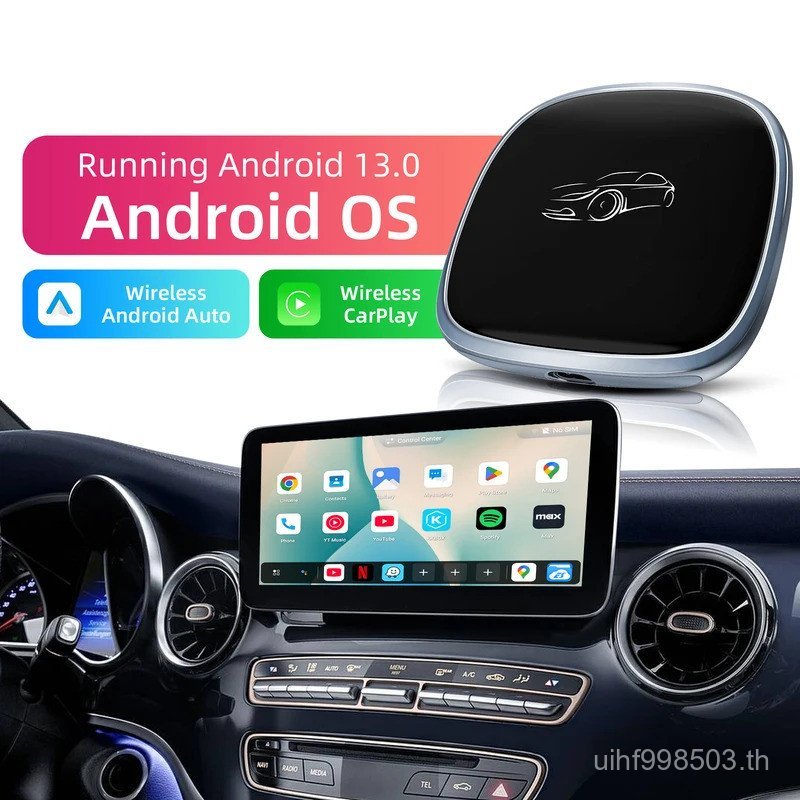 Android 13 CarPlay Ai Box 3in1 CarPlay Android Auto Wired to Wireless Android Qualcomm 6115 Octa-cor