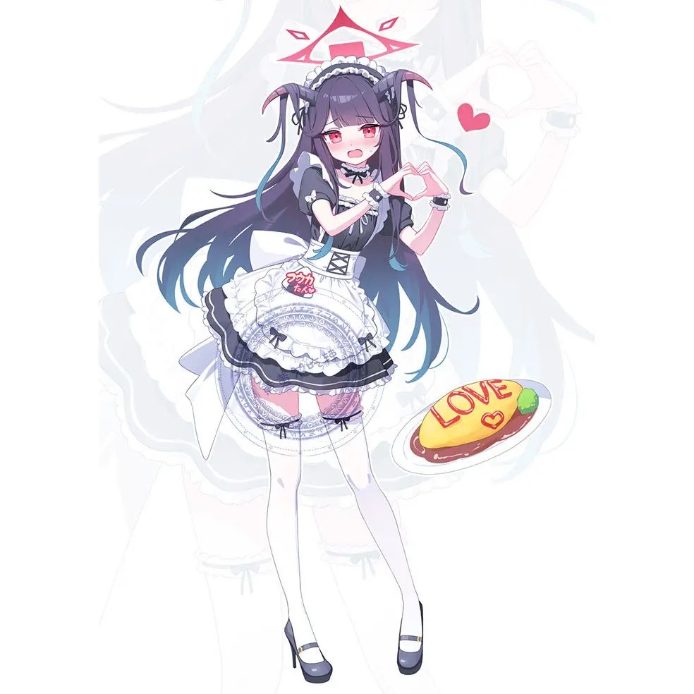 Standee Blue Archive ตัวอักษร Aikiyo Fuuka micha รุ่นอะนิเมะโต๊ะศึกษาตกแต่งของขวัญน่ารัก Mica รูป 12