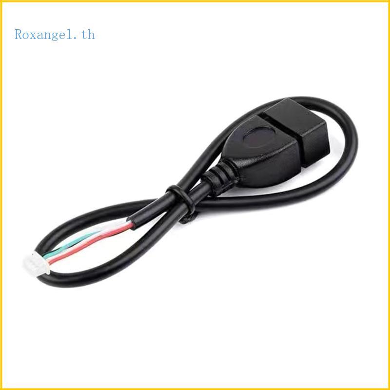 ROX USB ถึง 4Pin MX1 25 สายไฟอะแดปเตอร์ที่มีประสิทธิภาพการส่งข้อมูลปฏิบัติมัลติฟังก์ชั่นสําหรับ Lyra