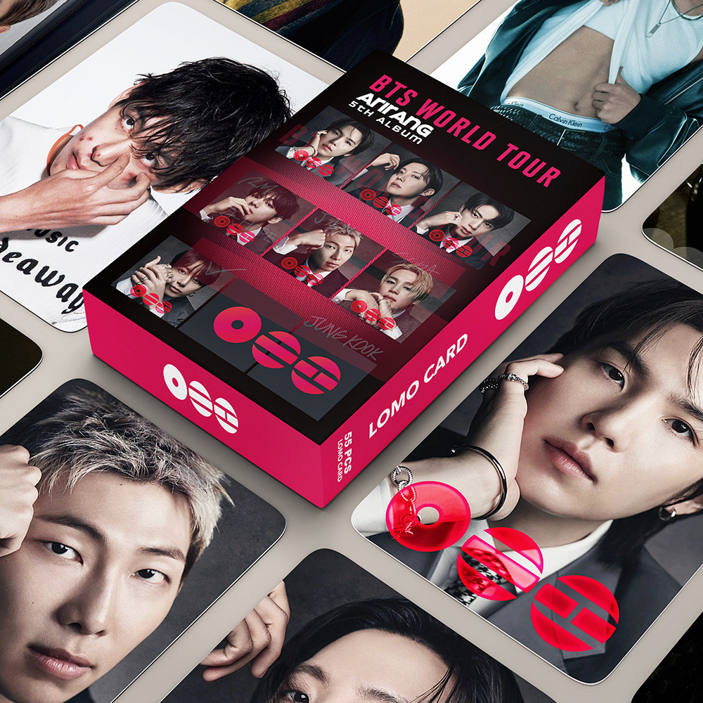 55-127pcs WORLDTOUR ARIRANG Photocards V TYPE PERMISSION TO DANCE ON STAGE FESTA Jin ECHO J-HOPE JUN