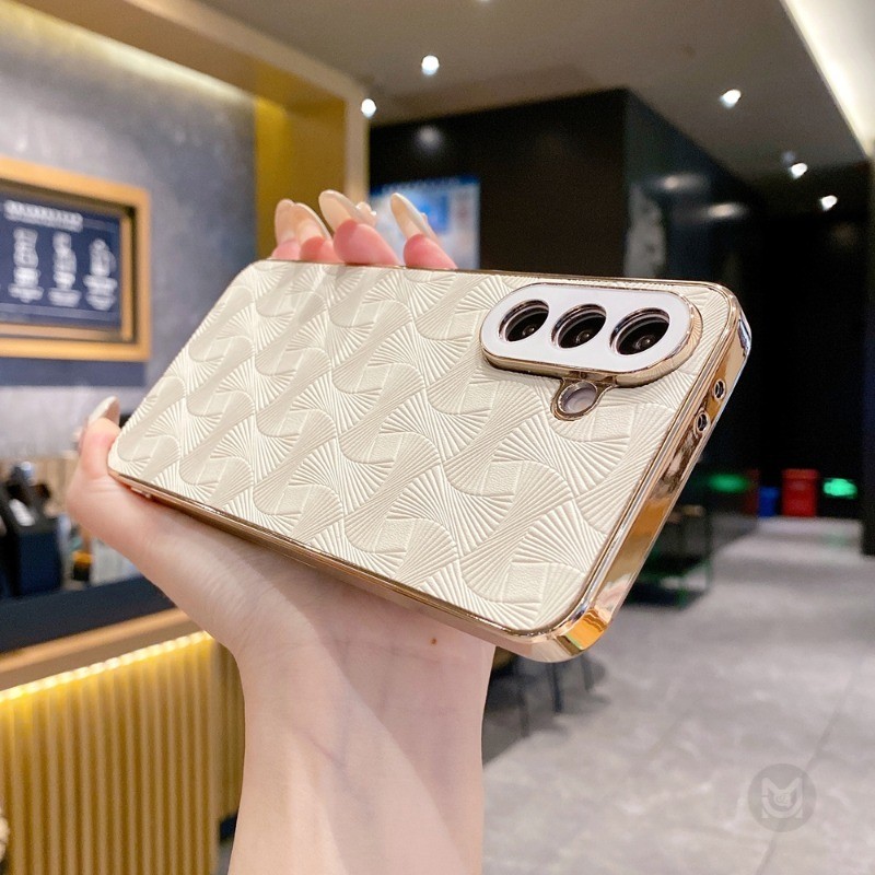 SAMSUNG ชุบสําหรับSamsung Galaxy A57 A37 A17 A07 A56 A36 A26 A16 A06 A55 A35 A25 A15 A14 A24 A34 A54 A53 4G 5Gกันกระแทกแขนป้องกันกล้องปกแข็ง ราคา ถูกที่สุด ดีลบีเคเค แกลเลอรีภาพที่ 6