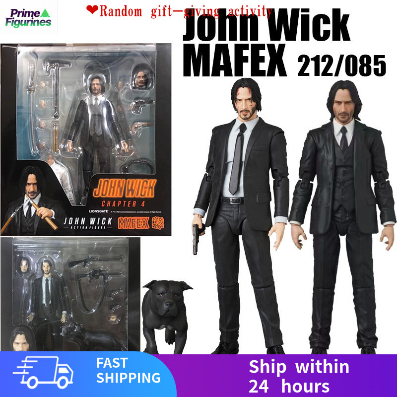 NodeftaceMAF John Wick Action Figure MAF212 MAF085 John Wick:Chapter 4 ฟิล์มของสะสมของเล่นของขวัญ