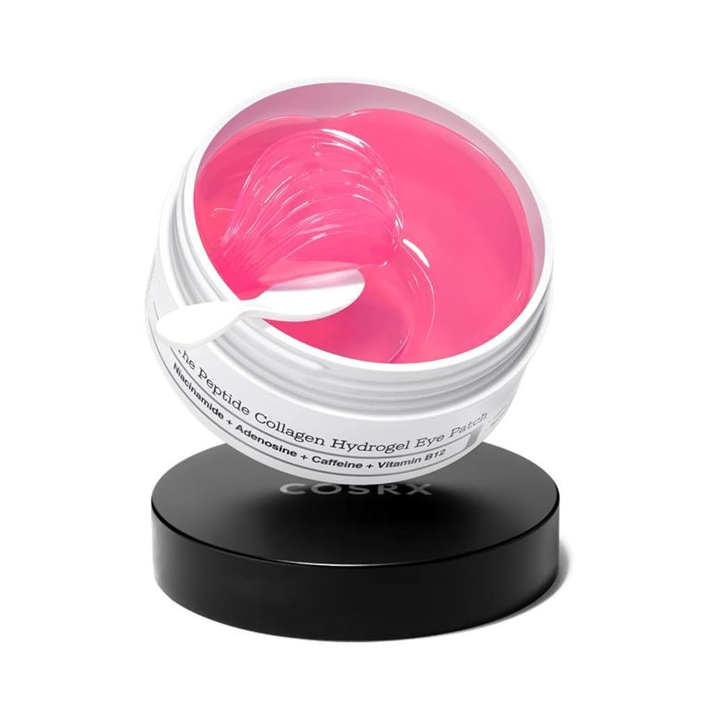 เหมาะสําหรับตาลอยบวมและความหมองคล้ํา, COSRX Rose Peptide Collagen Hydrogel Eye Mask, Eye Mask