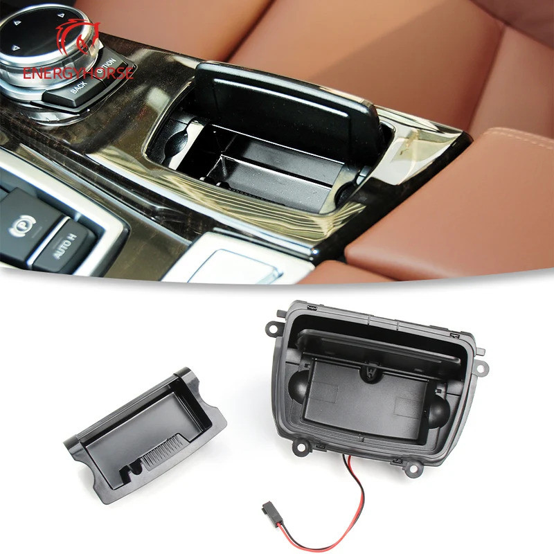 ที่เขี่ยบุหรี่รถ ABS คอนโซลกลาง Ashtray Assembly กล่องสําหรับ Bmw 5 Series F10 F11 F18 520i 525i 528