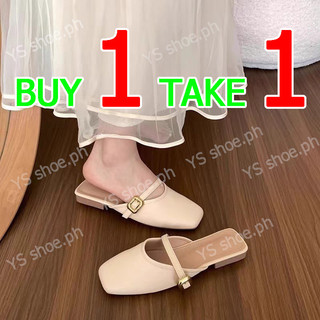 Half Shoes For Women Korean Closed Toe Flat Shoes For Women Casual Fashion Loafer For Ladies