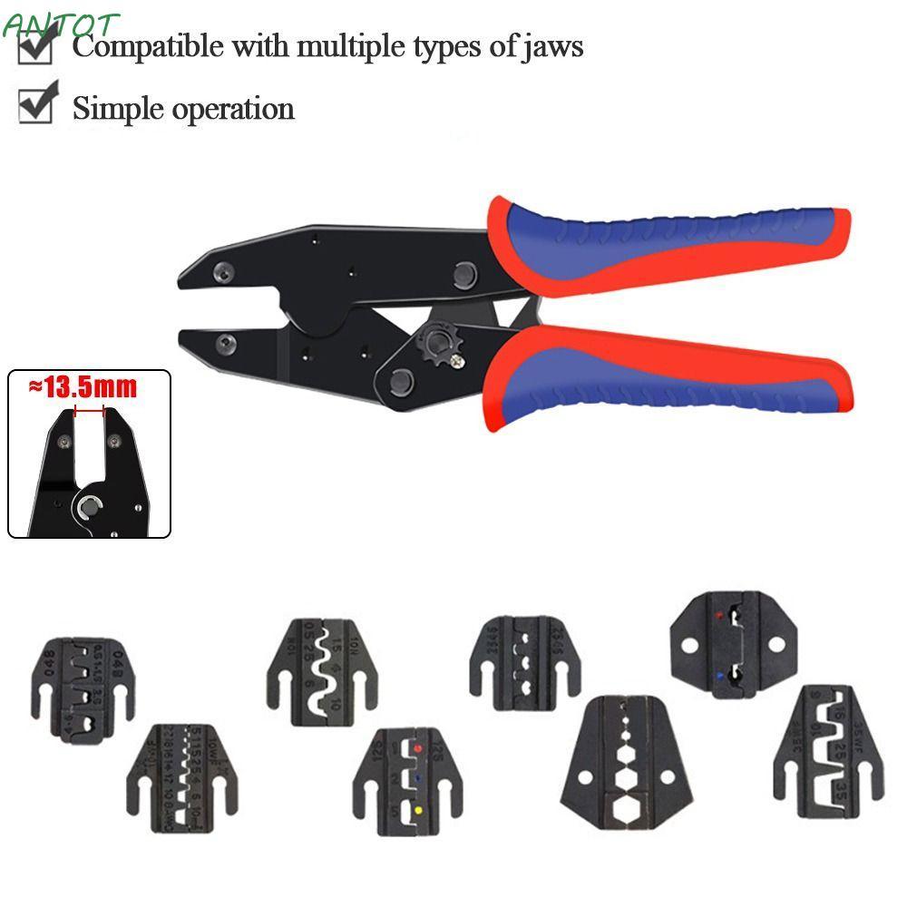 ANTOT CRIMPING คีมขากรรไกร, 10WF/10A/103 สีดํา CRIMPING คีม Jaw, HS03BC/30J/40J 2546B/35WF/125 เปลี่
