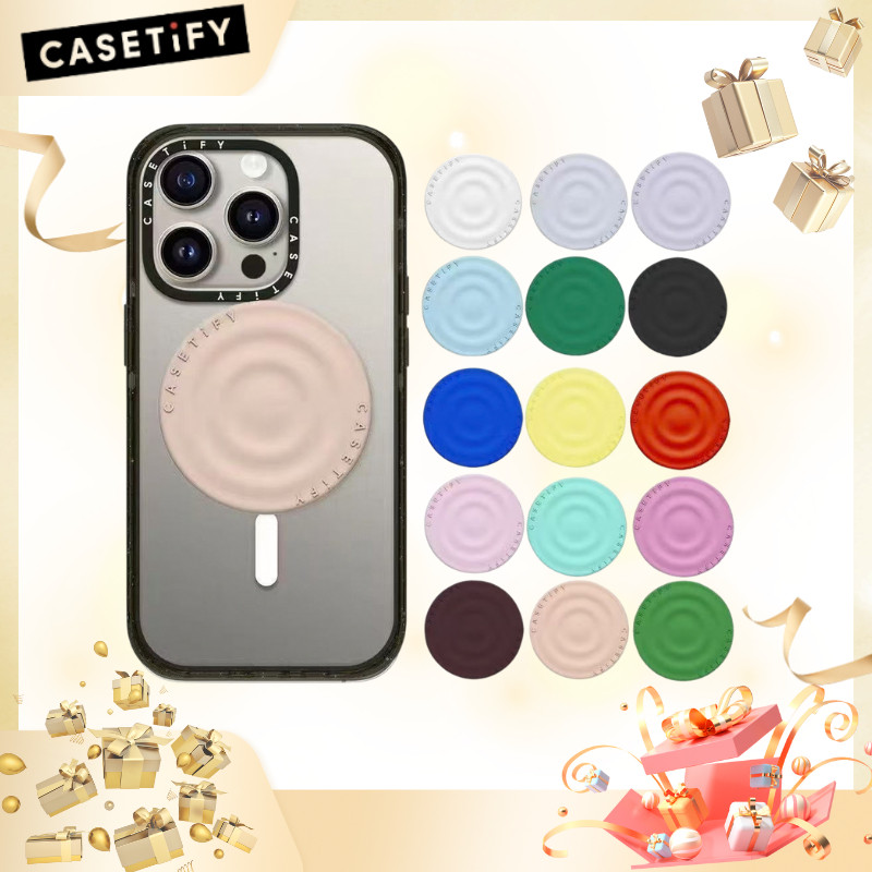 CASETiFY | Snappy™ Ripple Grip Stand #แท้ กริปต๊อก ติดมือถือ（ของแท้ 100 %）