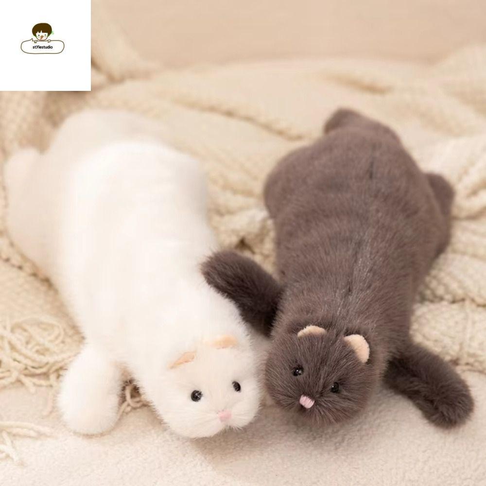STYLESTUDIO ตุ๊กตา Ferret ตุ๊กตาของเล่น,นุ่มปุยสมจริงออกแบบ Ferret ของเล่นตุ๊กตา,น่ารักตุ๊กตาเหมือนจ