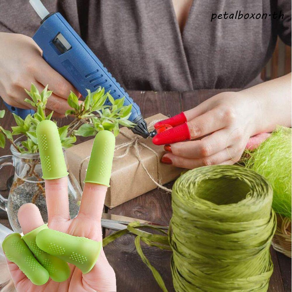 PETALBOXON Fingers ฝาครอบแขน 3 ชิ้น/5 ชิ้นชุดสําหรับทําอาหารทนความร้อนทนอุณหภูมิสูงครัวเครื่องมือ