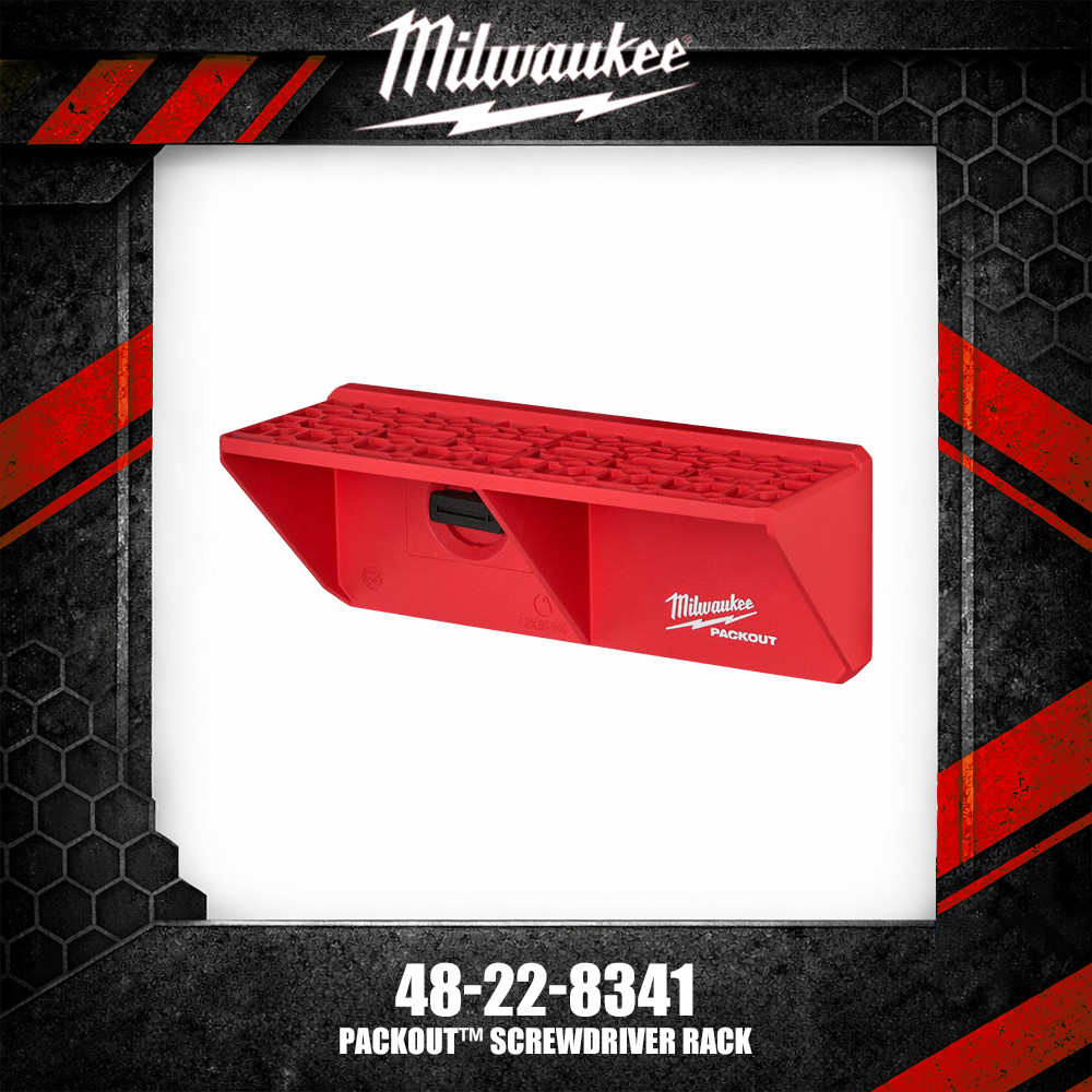Milwaukee 48-22-3841 PACKOUT™ ชั้นวางไขควง อุปกรณ์เครื่องมือ