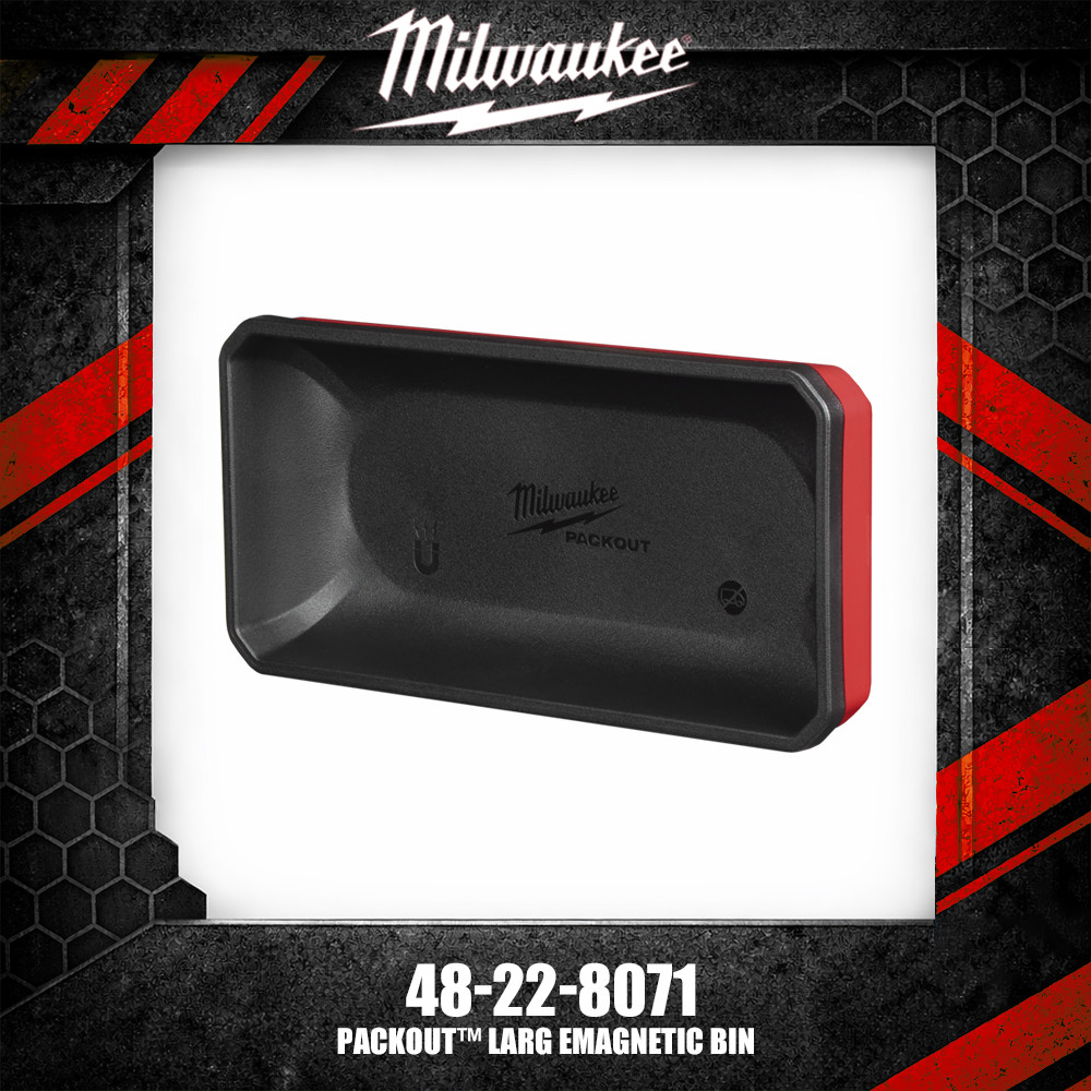 Milwaukee 48-22-8071 PACKOUT™ อุปกรณ์เสริมเครื่องมือถังแม่เหล็กขนาดใหญ่ ราคา ถูกที่สุด ดีลบีเคเค