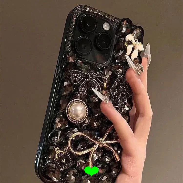 เคส Iphone iPhone17 เคสโทรศัพท์ iPhone17 กันกระแทก 17pro หญิง 17Ari Rhinestone 17promax case Full Di