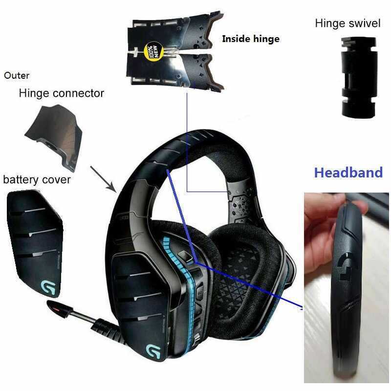 อะไหล่ซ่อมเดิมเหมาะสําหรับ Logitech G933/G633/G933S/G633S ชุดหูฟังชุดหูฟังสําหรับเล่นเกมเปลี่ยนชิ้นส