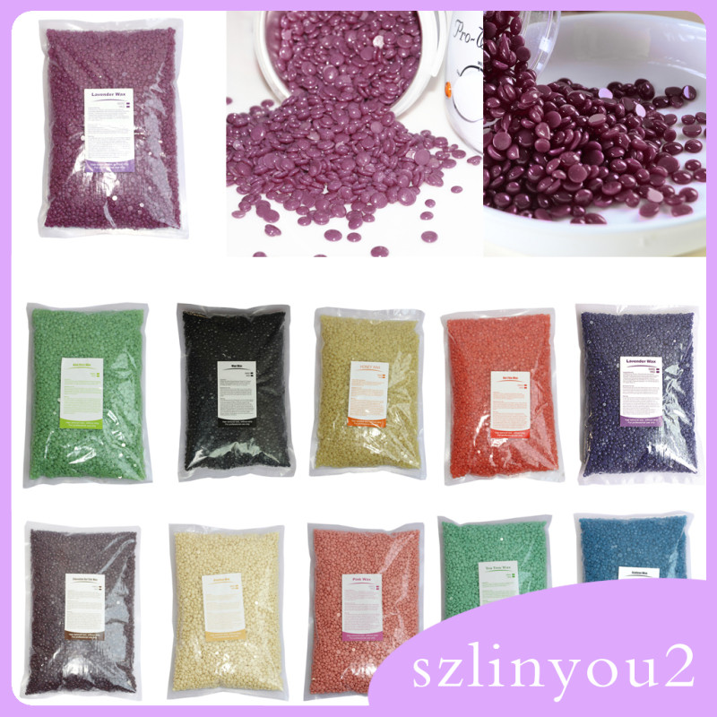 [szlinyou2] ลูกปัดขี้ผึ้งแข็งผู้หญิงกําจัดขนแว็กซ์บิกินี่กําจัดขน-ชาเขียวกุหลาบ,ว่านหางจระเข้,สีดํา,สตรอเบอร์รี่