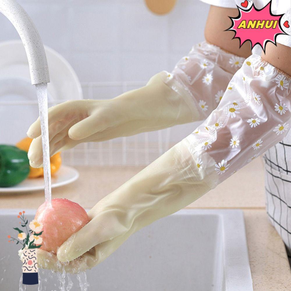 ANHUI เครื่องมือทําความสะอาดห้องครัวซิลิโคนหนาทนทานในครัวเรือน Scrubber