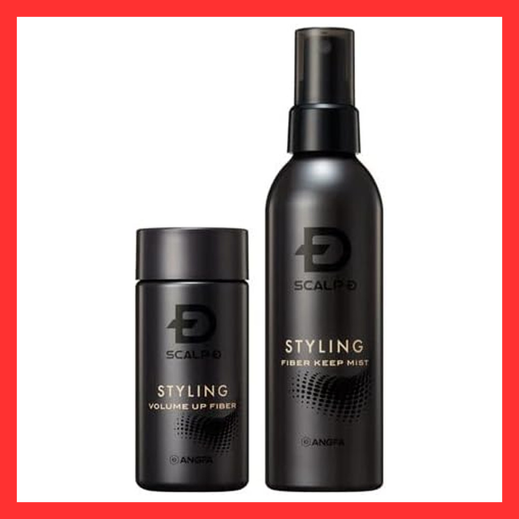 Scalp D Volume Up Fiber & Fiber Keep Mist Set Anfa  Direct from Japan